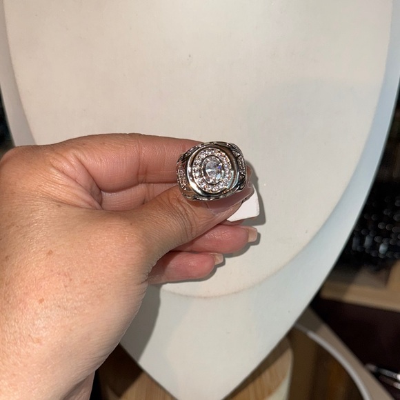 Other - 925 Silver Ring with Clear Stone